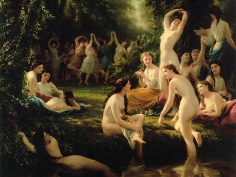 1822-Fritz Zuber-Bühler - Baccanale della regina, 1864 circa